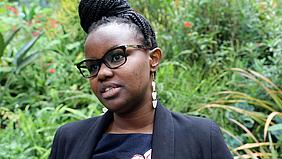 Winnie Mutevu von HAART Kenya. Foto: Norbert Staudt/pde